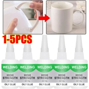 Welding High Strength Oily Mighty Instant Glue for Resin Ceramic Metal Glass 50g - Picture 1 of 22