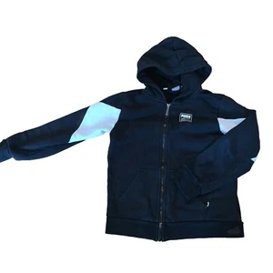 Sportjacke von Puma, Gr 140, Schwarz, Kapuze, Reißverschluss - Bild 1 von 2