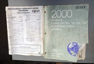 Ford 2000  F- Series Excursion Workshop Manuals (Inv.33569) - Picture 1 of 5