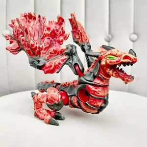 Dragon action figure vintage anni 80 80 MOTU He-Man YuGiOh retrò rara esposizione giocattoli - Foto 1 di 8