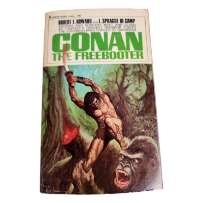Conan the Freebooter Lancer Paperback Book 1st Ed Printing 1968 Dale Crain   . - Image 1 of 4