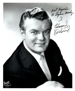 Vintage handsigniertes EDMOND KARLSRUD 8”X10” Foto OPERA Sänger - Bild 1 von 1