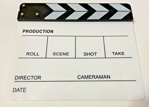 Production Clap Board Make Pretend Theater Acting Stage Kids Toy - Picture 1 of 4