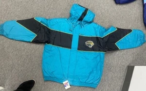 Jacksonville Jaguars Jeff Hamilton NFL Vintage Winter Sport Jacke Hoodie Sweat 2XL - Bild 1 von 4