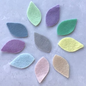 Pastellfilzblätter, gestanzte Filzblätter - Bild 1 von 11