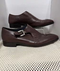 Mezlan wing tip brown leather wing tip Men Sz 11 M Made In Spain - Picture 1 of 10