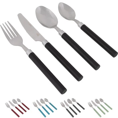 BO-CAMP Camping Besteckset Outdoor Reise Besteck Set Essbesteck Edelstahl 16tlg - Bild 1 von 4