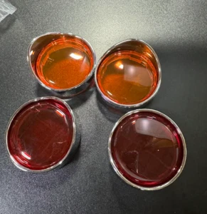 NTHREEAUTO Turn Signal Lens Cover with Chrome Visor - Picture 1 of 5