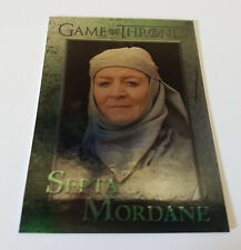 Game of Thrones 2012 Rittenhouse Season 1 Foil Parallel Card #48 Septa Mordane
