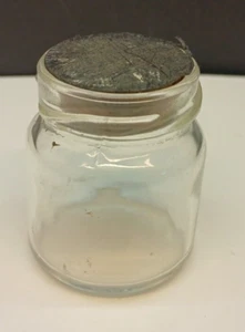 Vintage Clear Glass 2oz 2" Tall Jar - Picture 1 of 4