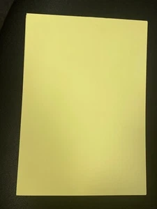 A4 190gsm Card -Lemon - pack 25 - Picture 1 of 1