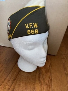 Gorra de guarnición de veteranos de guerras extranjeras en muy buen estado National Aide-De-Camp Alabama 1969 - Imagen 1 de 8