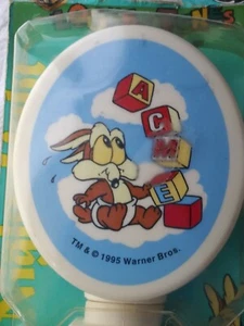 Warner Bros Vintage 1995 Night Light Looney Tunes Baby Wile E.Coyote GE Lovables - Picture 1 of 5