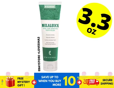 Esmalte dental blanqueador Melaleuca - Diente sensible a la menta limpio nueva etiqueta menta verde Foto 1 de 4