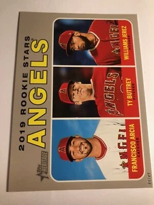 2019 Topps Heritage Jumbo 5x7 Francisco Arcia Williams Jerez Angels RC 244 01/49 - Picture 1 of 1