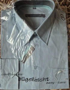 hellblaues/ eisblaues Herrenhemd Gr.43 easy care - Bild 1 von 4