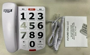 Future Call FC-1507 Big Button Corded Phone~40db~Single Line~One Touch Dialing - Picture 1 of 1