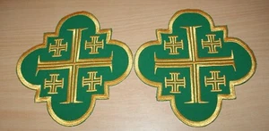 Embroidered Liturgical Applique Chasuble Vestment - Picture 1 of 1
