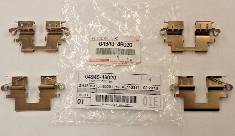 KIT DE MONTAJE DE PASTILLAS DE FRENO TRASERAS DE FÁBRICA LEXUS 2007-2009 RX350 Foto 1 de 1