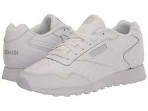 New Men's Reebok Glide Classic Old School Leather White Gray Athletic Shoes 8 - Picture 1 of 5