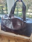 John Rocha Vintage Ox Blood Leather  Holdall Bag - Excellent Condition 