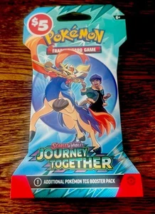 Pokémon Scarlatto Viola Viaggio Insieme TCG Sleeved Booster Pack. B96 - Foto 1 di 1