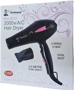 Secador de pelo Paul Anthony Pro 2010 aire acondicionado profesional 2000 W - Imagen 1 de 3