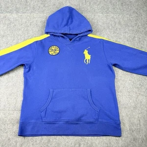 Polo Ralph Lauren Big Pony Giant Slalom Skiing Kids Hoodie Sweatshirt XL 18-20 - Picture 1 of 9