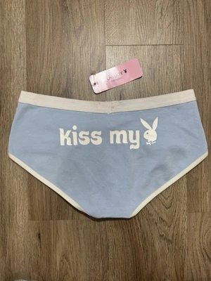 Calzoncillos Ropa Interior Y2K Vintage Playboy Kiss My Bunny Head Talla L Foto 1 de 4