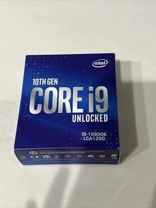 Intel Core i9-10900K Processor3.7 GHz, 10 Cores, FCLGA1200) BX8070110900K SEALED - Bild 1 von 6