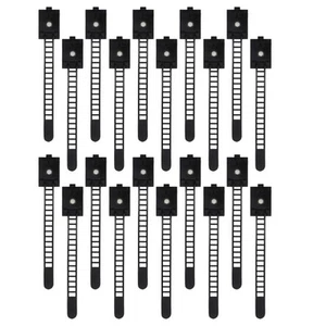25 Pcs Kabelbinder Kabelclips Kabel-Organizer Für Den Schreibtisch - Afbeelding 1 van 12