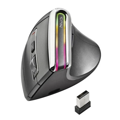NGS Souris sans fil Bluetooth Evo Karma RGB (Noir/Argent) - Image 1 of 4