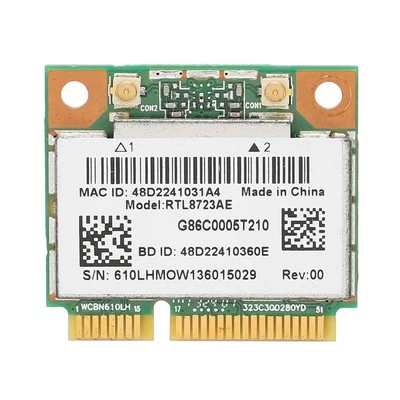 Drahtlose Netzwerkkarte Rtl8723Ae 300M Bt4.0 Halb Mini Pci-E WLAN WiFi Adap URS - Bild 1 von 4