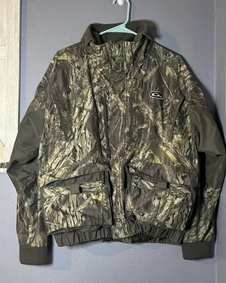 Drake Waterfowl Systems Camo Jacket Men’s Small Magnattach Hunting Mossy Oak - Image 1 of 4