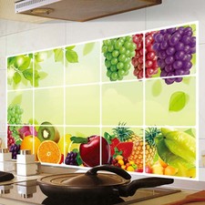 Removable Kitchen Oil-Proof Mural Art Vinyl Wall Stickers Home Room Decal Decor
