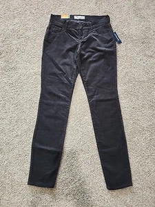 NWT Old Navy Rockstar Womens 2 Corduroy Black Skinny Jean - Picture 1 of 6