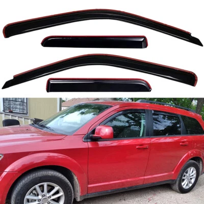 In-Channel Window Visor Sun Rain Guard for 2001-2006 GMC Sierra 2500 HD Crew Cab - Image 1 of 4