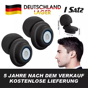Silikon-Ohrstöpsel, weiche Ohrstöpsel zum Schlafen, wiederverwendbare Ohrstöp - Bild 1 von 11