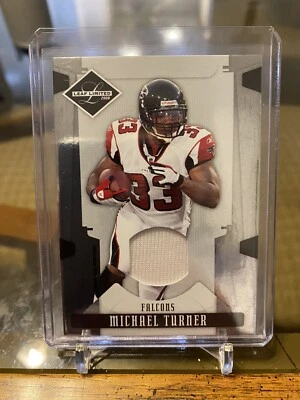 2008 leaf limited michael turner Limited Threads Relic #46/55 Game Used - Image 1 of 2