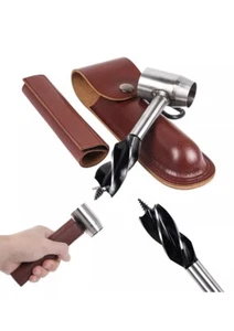 Survival Tool Wood Drill Manual Hand Auger Wrench for Bushcraft Settlers Outdoor - Picture 1 of 8