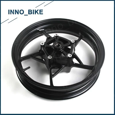 For Kawasaki Ninja 650 Z650 Z900 2017-2024 Front Wheel Rim Tubeless Gloss Black — 第 1/4 张图片