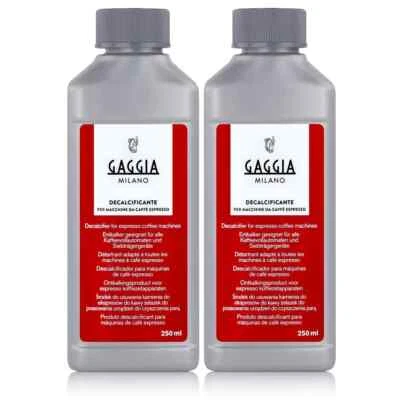Gaggia Decalcifier Descaler Solution 250ml (2 Bottles) - Image 1 of 4