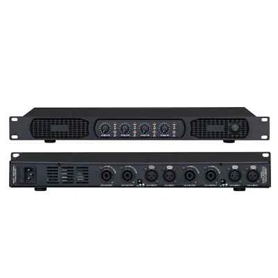 DA4400 Professional 4 Channel Class H Digital DJ Power Amplifier 4*800W in 8 Ohm - Image 1 of 4
