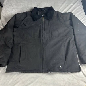 Ridgecut Fleece-gefütterte Jacke Herren Gr. XL schwarz Full Zip Innen-/Fronttaschen - Bild 1 von 4