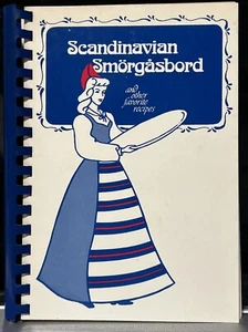 Scandinavian Smorgasbord Cookbook 1981 Emanuel Lutheran Church Hartford CT - Foto 1 di 4