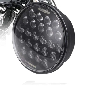 5-3/4" Motorcycle Super Wide LED Headlight Projector DOT Approved - Picture 1 of 7