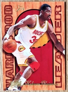 1995-96 NBA Flair Hardwood Leaders #10 of 27 Hakeem Olajuwon - Rockets - Picture 1 of 2