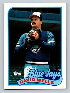 1989 Topps Baseball #567 David Wells MLB Trading Card Blue Jays - Picture 1 of 2