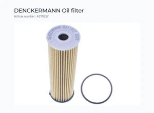 OIL FILTER MERCEDES-BENZ DENCKERMANN A211037 - Picture 1 of 2