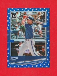 2020 DONRUSS OPTIC SPIRIT OF 76 PRIZM CAVAN BIGGIO #d /76 TORONTO BLUE JAYS - Picture 1 of 2